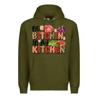 Army Green no bitchin'in my kitchen Premium Hoodie - Artiststas