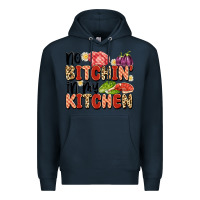 Navy no bitchin'in my kitchen Premium Hoodie - Artiststas