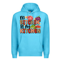 Ocean Blue no bitchin'in my kitchen Premium Hoodie - Artiststas