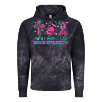Cloud Black Faith Hope Cure Breast Cancer Awareness Vintage Hoodie - texasbilliewilder