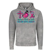 Cloud Rock Faith Hope Cure Breast Cancer Awareness Vintage Hoodie - texasbilliewilder