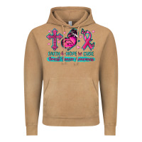 Vintage Camel Faith Hope Cure Breast Cancer Awareness Vintage Hoodie - texasbilliewilder