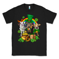 Black little cows and st patricks party Classic Tee - AdoDesignShop