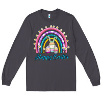 Smoke easter egg bunny rainbow Long Sleeve Tee - AdoDesignShop