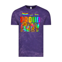 Cloud Purple proud ally Vintage Tee - HRA Design Shop