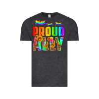 Vintage Black proud ally Vintage Tee - HRA Design Shop