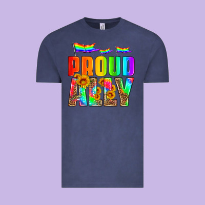 Proud Ally Vintage Tee Designed By Hra Design Shop
