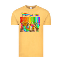 Vintage Mustard proud ally Vintage Tee - HRA Design Shop