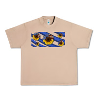 Burro american flag sunflowers 16oz libbey cup Urban Heavy Tee - HRA Design Shop