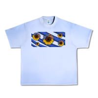 Grape Ice american flag sunflowers 16oz libbey cup Urban Heavy Tee - HRA Design Shop
