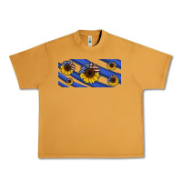 Peanut Butter american flag sunflowers 16oz libbey cup Urban Heavy Tee - HRA Design Shop