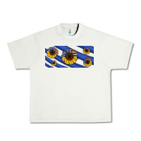 Pistachio american flag sunflowers 16oz libbey cup Urban Heavy Tee - HRA Design Shop