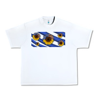 White american flag sunflowers 16oz libbey cup Urban Heavy Tee - HRA Design Shop