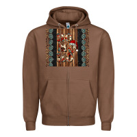 Chestnut ho ho ho western christmas Zipper Hoodie - Jasminsmagicworld