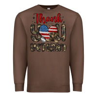 Chestnut thank you veteran Premium Sweatshirt - MaliasSmallBusiness