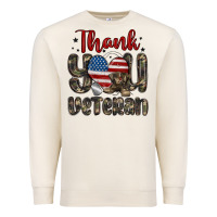 Sandshell thank you veteran Premium Sweatshirt - MaliasSmallBusiness