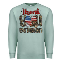 Seafoam thank you veteran Premium Sweatshirt - MaliasSmallBusiness