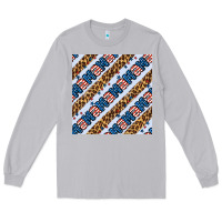 Moon Dust american mama leopard seamless pattern Long Sleeve Tee - BundleAndBundleShop