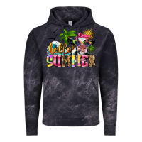 Cloud Black hello summer cow Vintage Hoodie - Zillion Design Studio