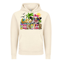 Vintage Artic hello summer cow Vintage Hoodie - Zillion Design Studio
