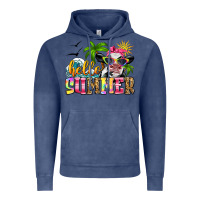 Vintage Denim hello summer cow Vintage Hoodie - Zillion Design Studio