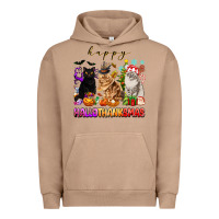 Pigment Burro happy hallothanksmas cats Urban Hoodie - texasbilliewilder