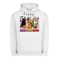 Pigment Lunar Rock happy hallothanksmas cats Urban Hoodie - texasbilliewilder