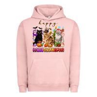 Happy Hallothanksmas Cats Urban Hoodie | Teevron