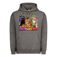 Pigment Tornado happy hallothanksmas cats Urban Hoodie - texasbilliewilder