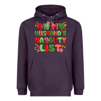 Plum on my husband's naughty list Heavyweight Hoodie - MaliasSmallBusiness