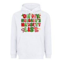 White on my husband's naughty list Heavyweight Hoodie - MaliasSmallBusiness