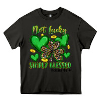 Asphalt not lucky simply blessed Heavy Core Tee - Artiststas