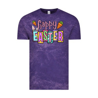 Cloud Purple Easter Day Happy Easter Vintage Tee - OliviaCreatesArt