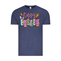 Vintage Denim Easter Day Happy Easter Vintage Tee - OliviaCreatesArt