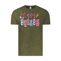 Vintage Olive Easter Day Happy Easter Vintage Tee - OliviaCreatesArt
