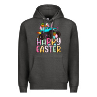Charcoal Heather monster truck happy easter Premium Hoodie - Artiststas