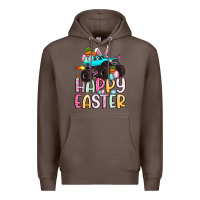 Coffee monster truck happy easter Premium Hoodie - Artiststas