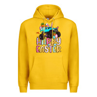 Lemon monster truck happy easter Premium Hoodie - Artiststas