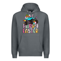 Rock monster truck happy easter Premium Hoodie - Artiststas