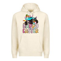 Tofu monster truck happy easter Premium Hoodie - Artiststas