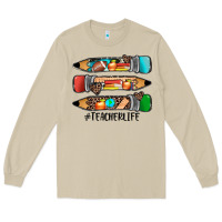 Mushroom #teacherlife pencils Long Sleeve Tee - JahusDesignShop