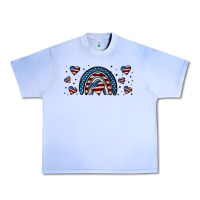 Grape Ice american flag rainbow 16oz libbey cup Urban Heavy Tee - HRA Design Shop
