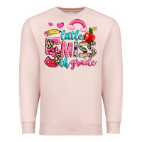 Pale Pink little miss fifth grade Premium Sweatshirt - NancyCooperArtShop