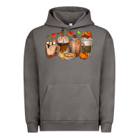 Pigment Tornado Pumpkin Spice Coffee Cups Urban Hoodie - texasbilliewilder