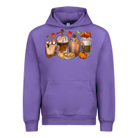 Tulip Pumpkin Spice Coffee Cups Urban Hoodie - texasbilliewilder