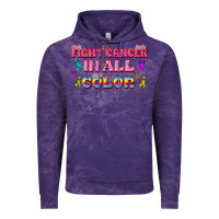 Cloud Purple Fight Cancer In All Color Vintage Hoodie - texasbilliewilder