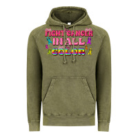 Vintage Olive Fight Cancer In All Color Vintage Hoodie - texasbilliewilder