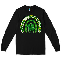 Black St Patrick Rainbow Long Sleeve Tee - Jasminsmagicworld