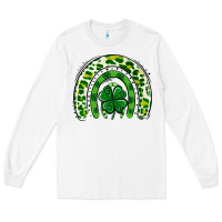 White St Patrick Rainbow Long Sleeve Tee - Jasminsmagicworld