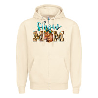 Sandshell Western Show Mom Red Angus Zipper Hoodie - LillyAllenDesigns